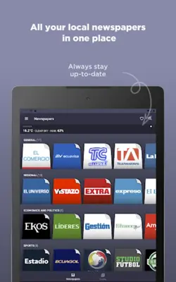 Ecuadorian Newspapers android App screenshot 3