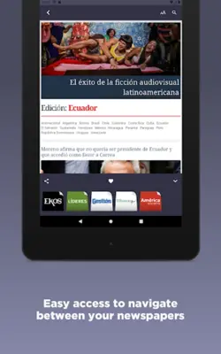 Ecuadorian Newspapers android App screenshot 5